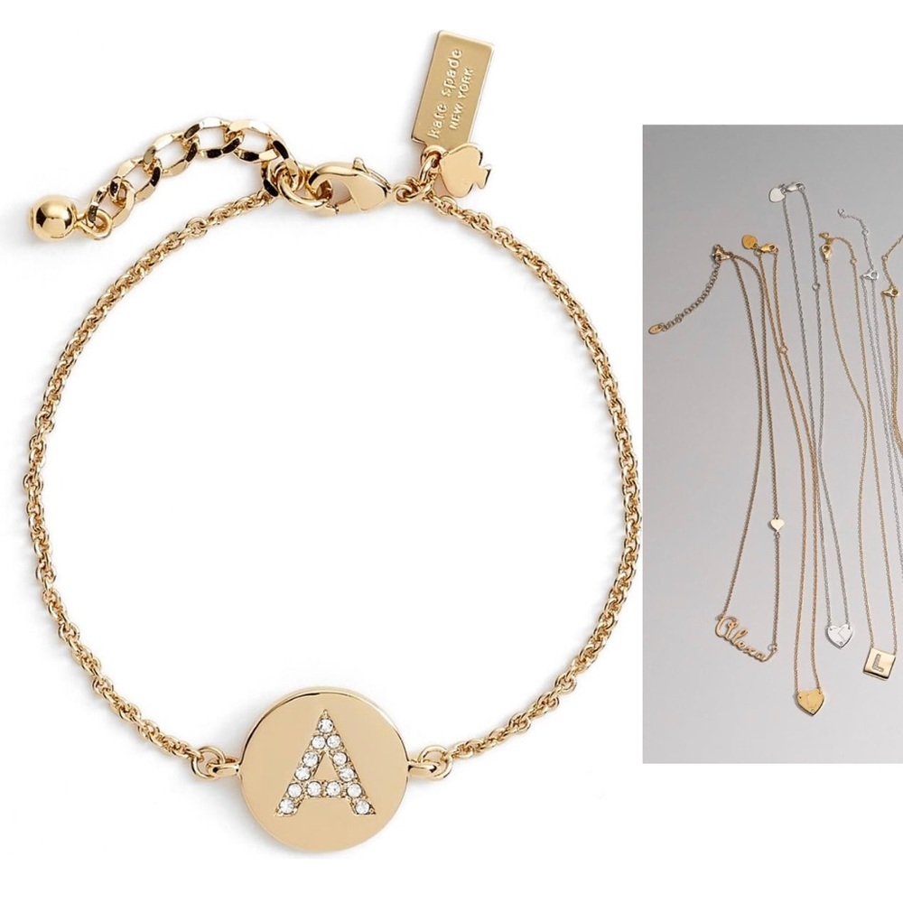 Kate Spade Pave Initial Bracelet